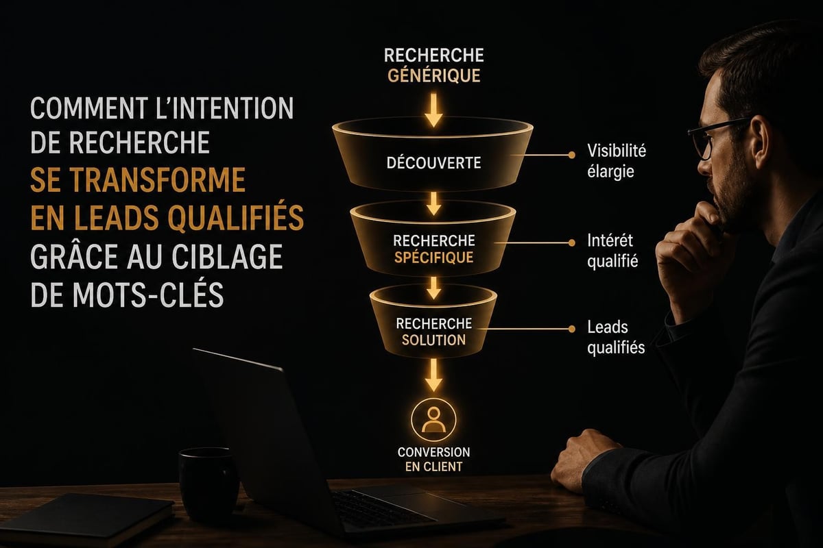 Search advertising funnel