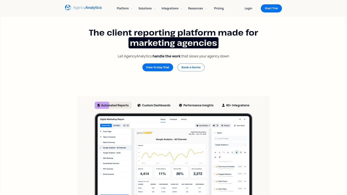 12 Must-Try White Label Tools for Agencies in 2026 - AgencyAnalytics