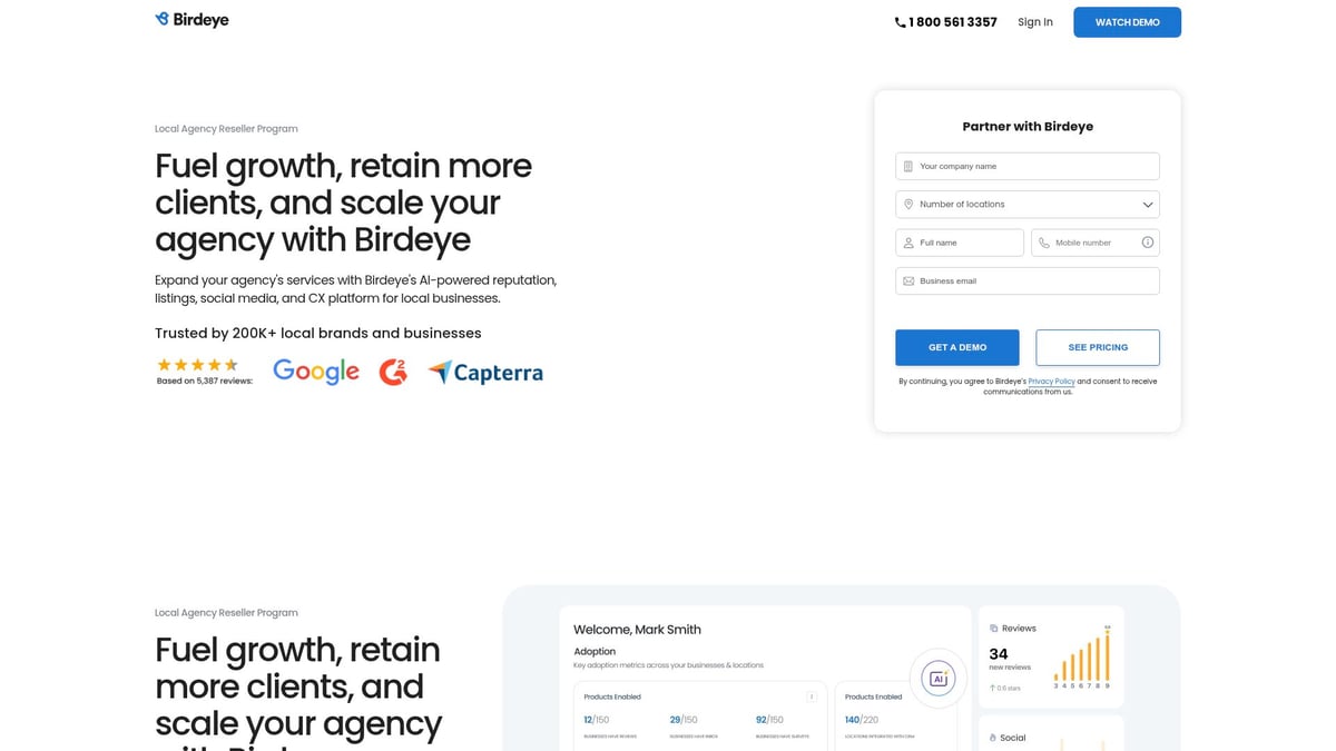 12 Must-Try White Label Tools for Agencies in 2026 - Birdeye