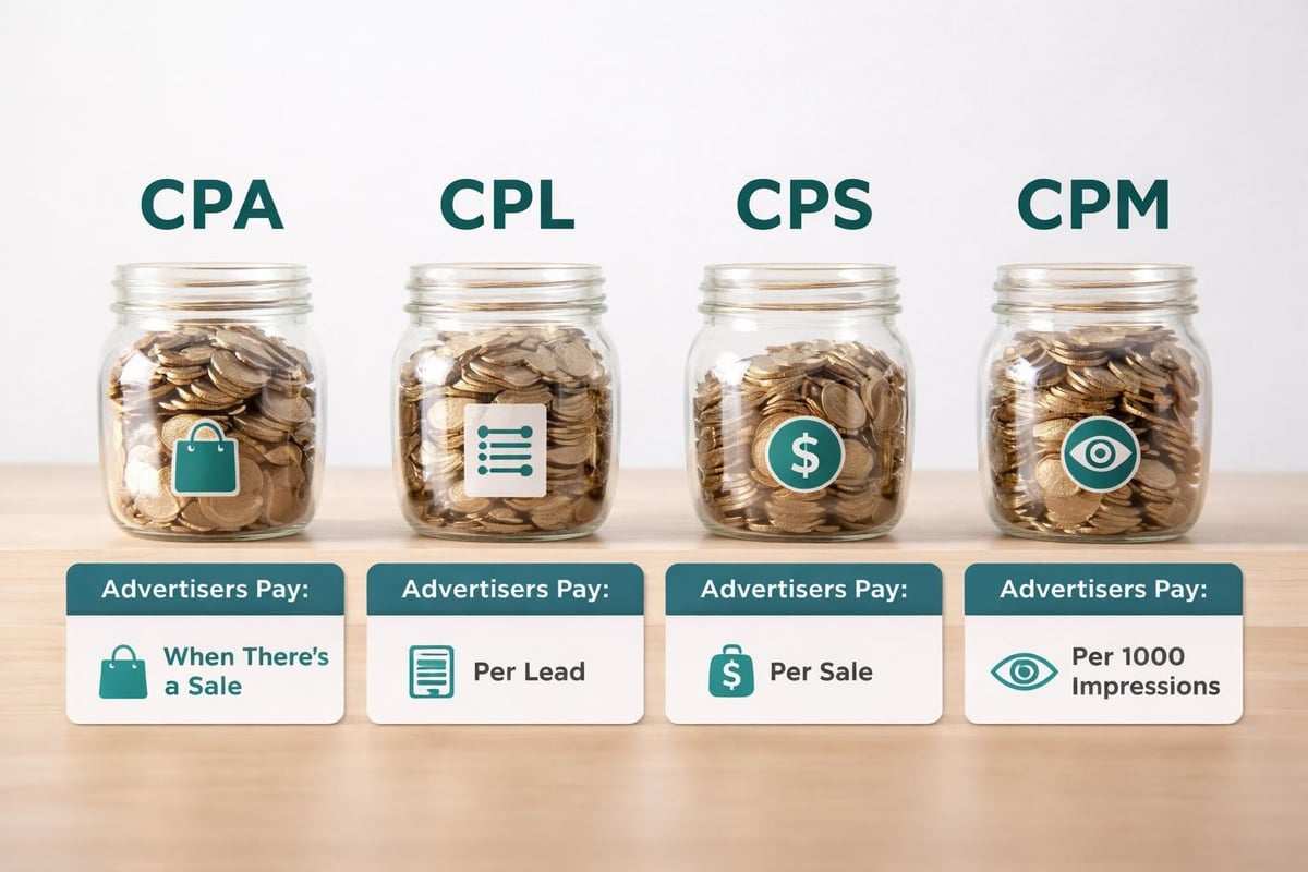 Performance marketing payment models