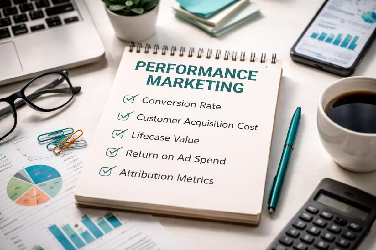 Performance marketing KPI dashboard