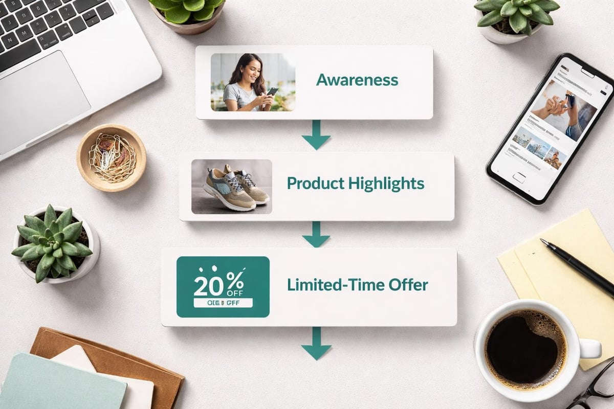 Retargeting campaign sequence