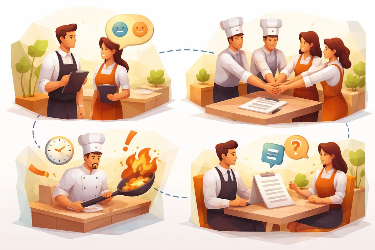 Restaurant hiring evaluation criteria
