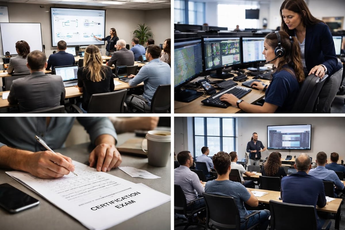 Dispatcher training progression