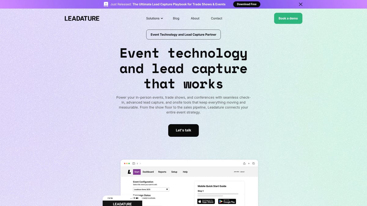 7 Essential Lead Capture App for Trade Shows in 2025 - Leadature