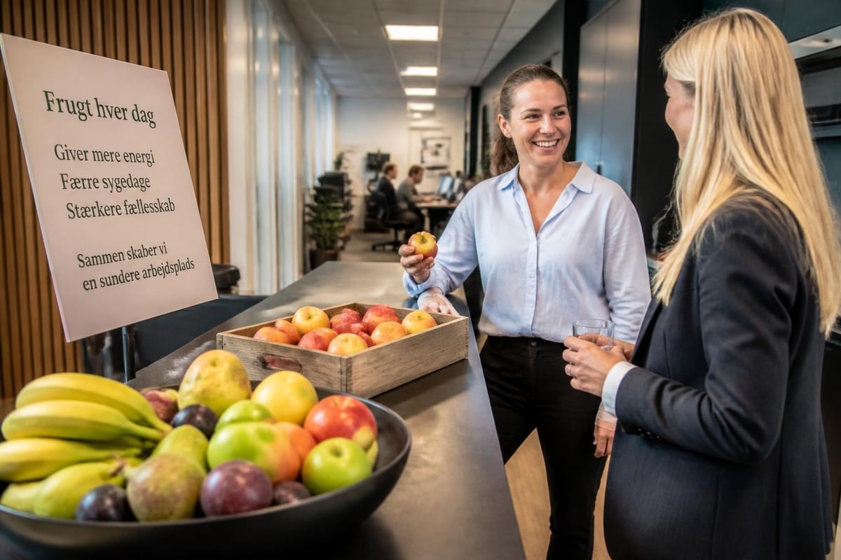 Forbindelsen mellem firma frugt og medarbejdersundhed