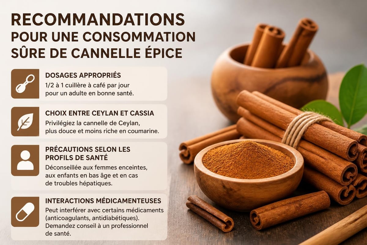Conseils d'utilisation de la cannelle