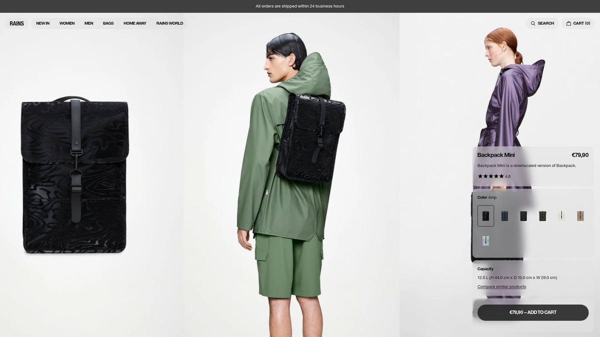 8 Tyylikästä Reppu Naiset -valintaa Vuodelle 2026 - Rains Backpack Mini