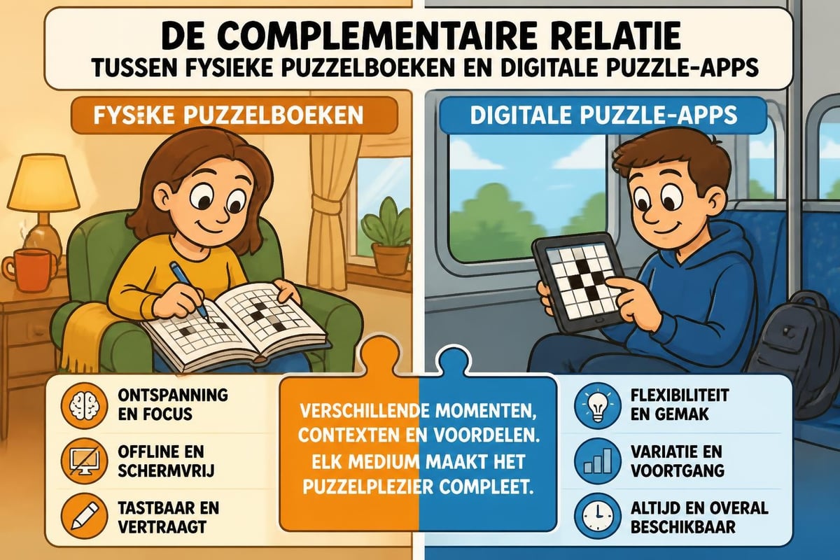 Puzzle book versus digital