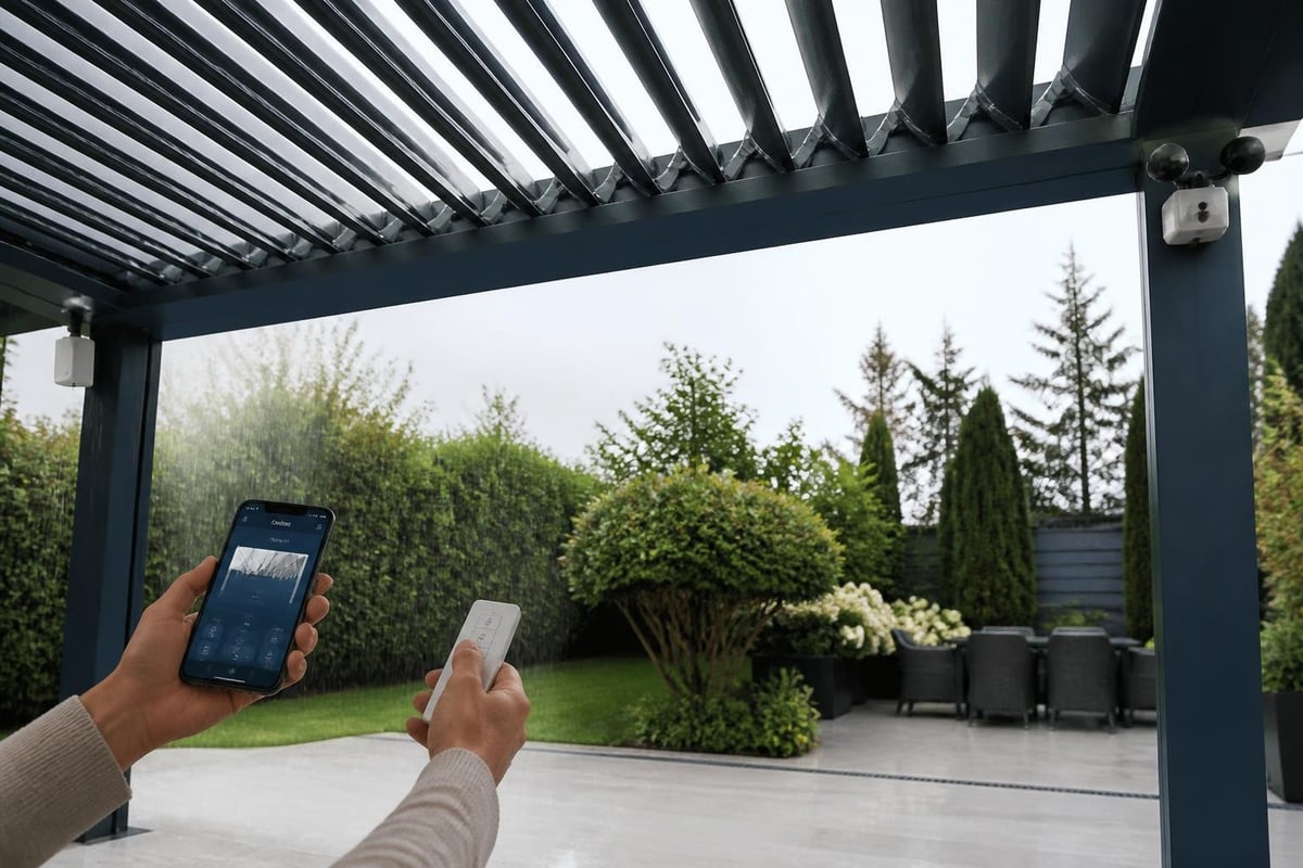 Pergola automation features
