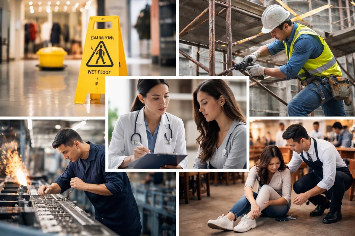 Business liability exposures by industry