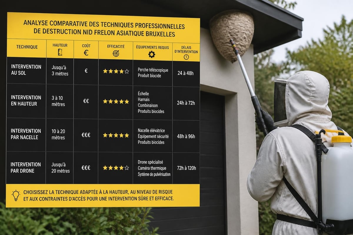 Comparaison des méthodes d'intervention