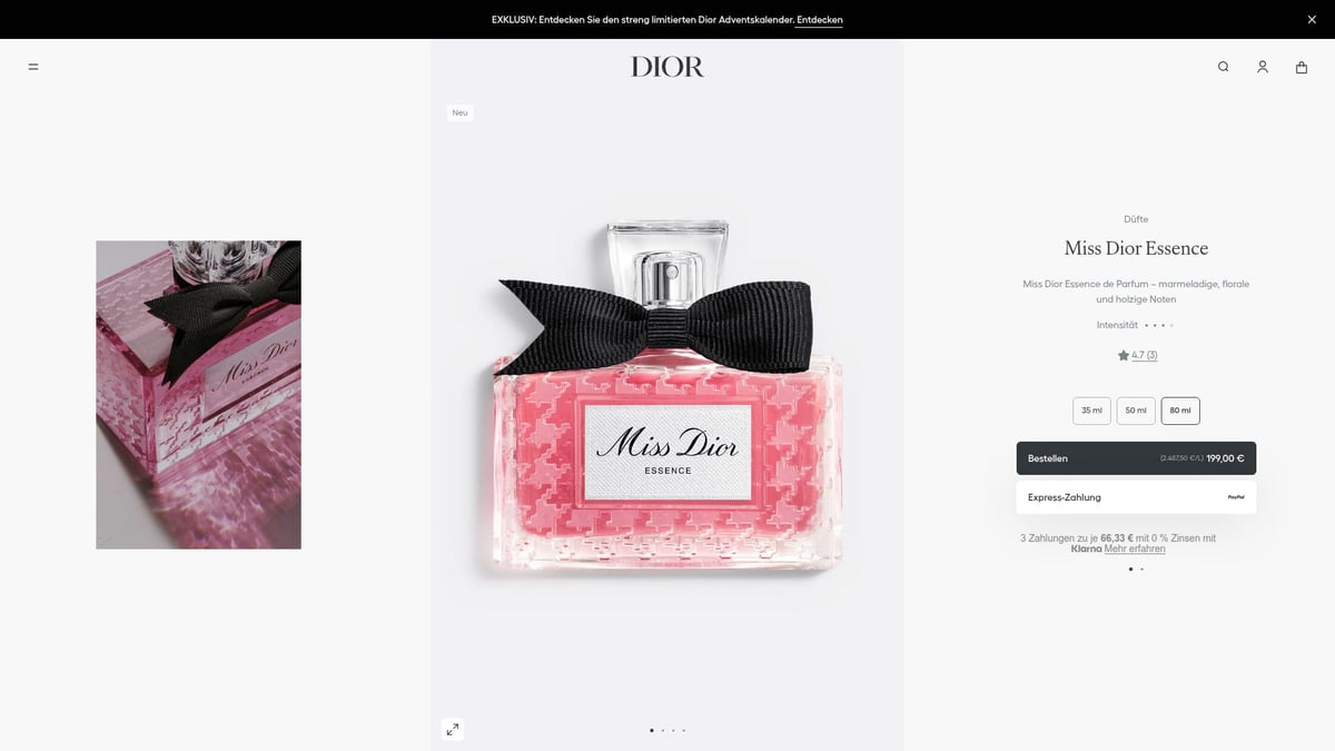 7 Parfum Neuheiten 2025, Die Du Nicht Verpassen Solltest - Dior Miss Dior Essence