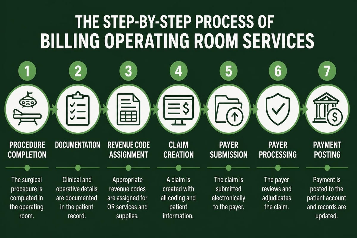 Operating room billing workflow