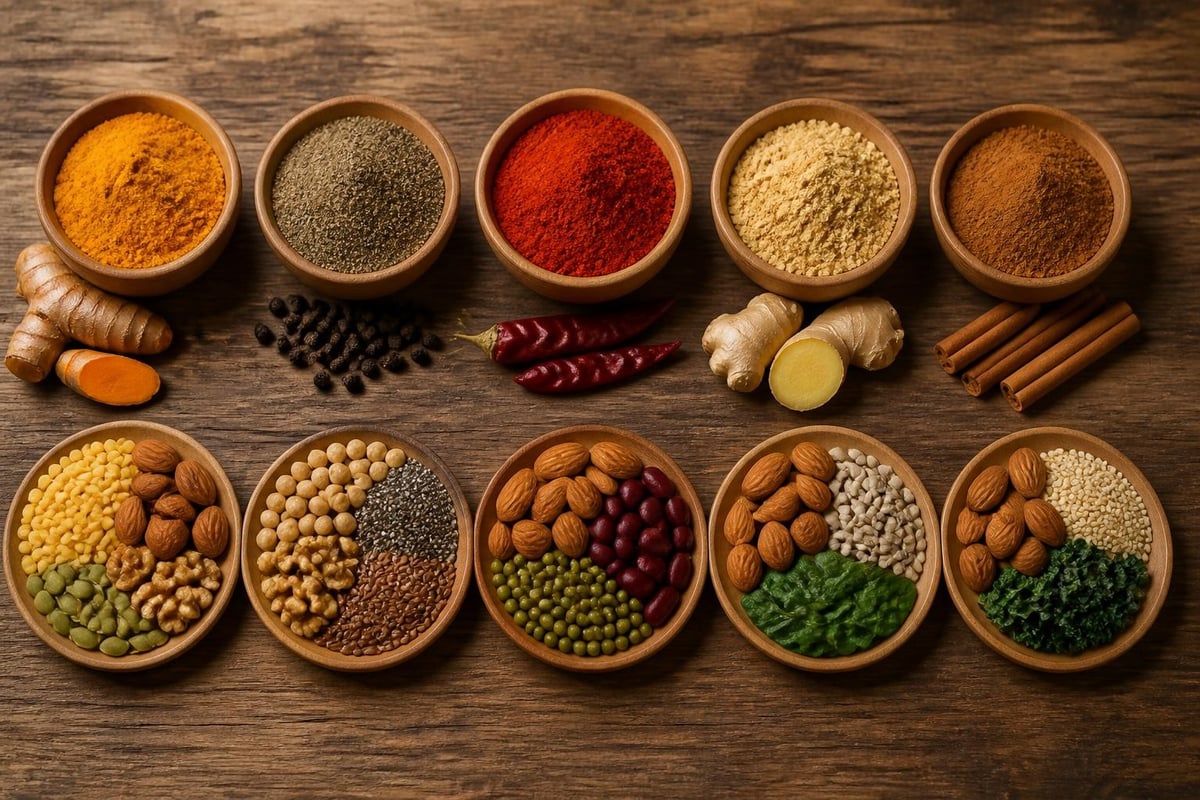 Nutritional breakdown of Indonesian spice bases