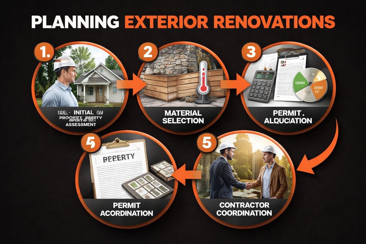 Exterior renovation planning process