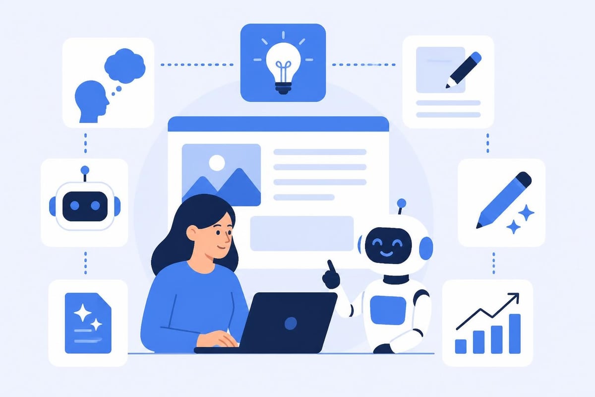 AI content creation workflow