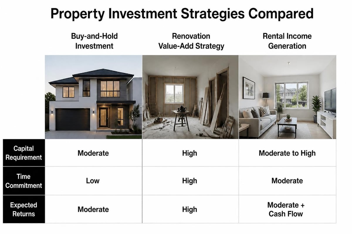 Real estate investment strategies comparison