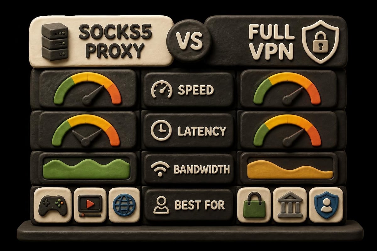 Proxy performance comparison
