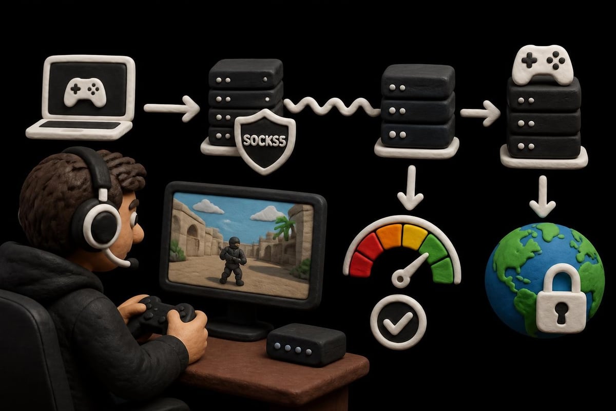 SOCKS5 gaming setup