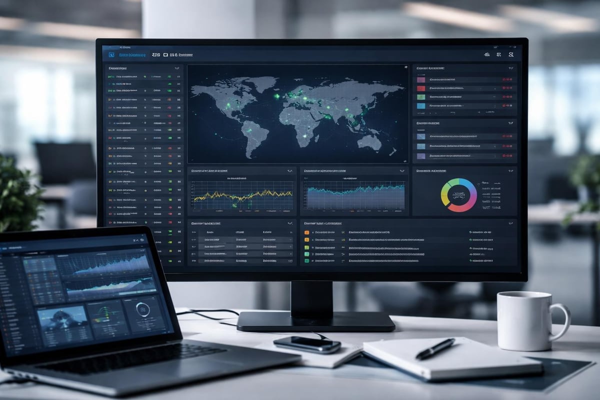 Network monitoring dashboard