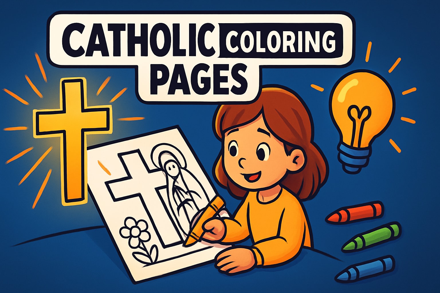 10 Inspiring Catholic Coloring Pages for Kids in 2026