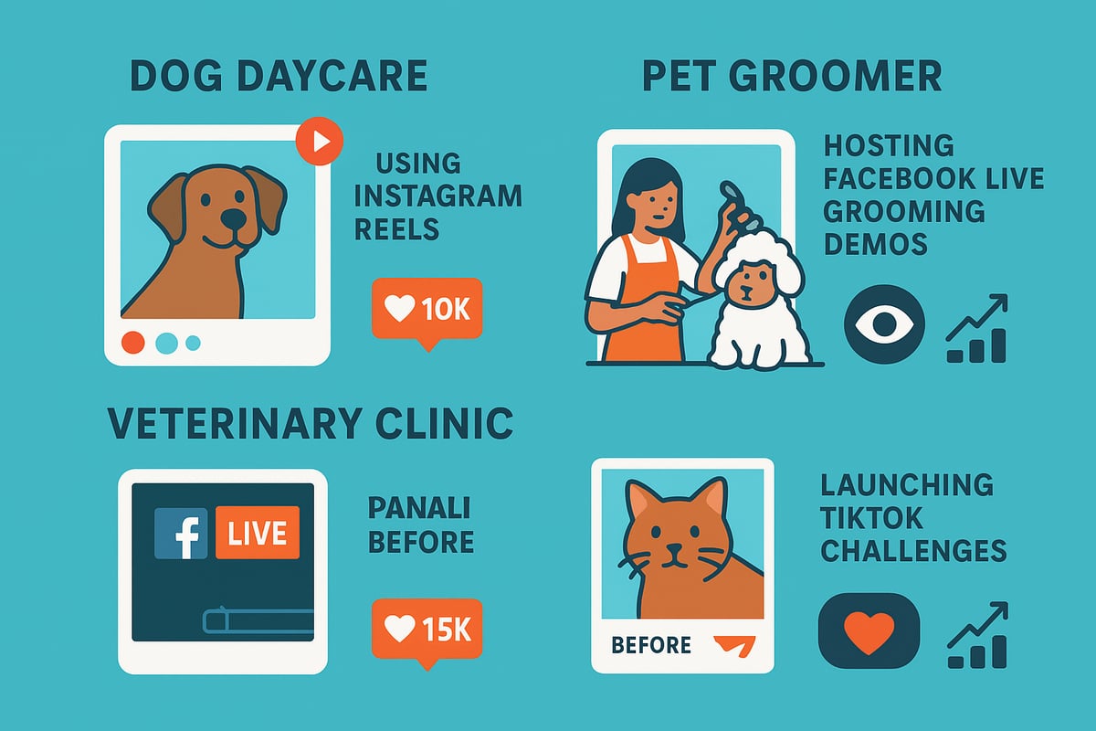 Real-World Pet Business Examples: Social Marketing in Action