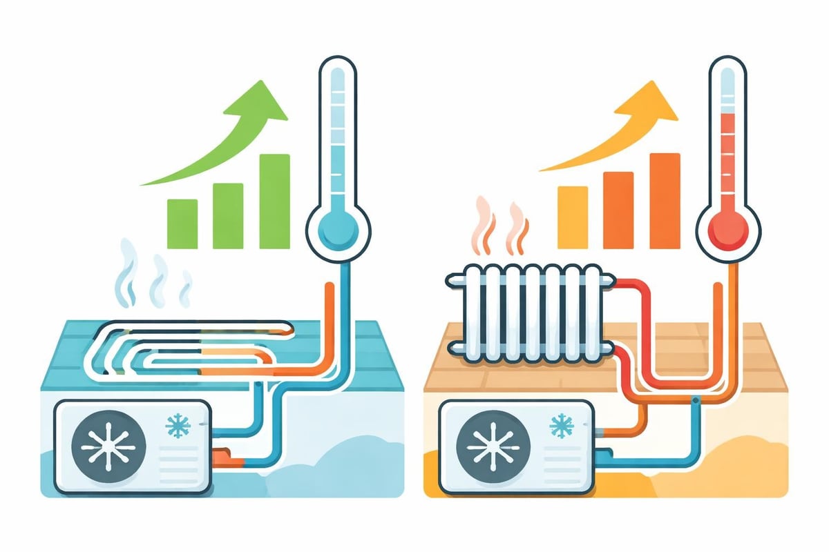 Vorlauftemperatur Heizsystem Wärmepumpe – Einfluss auf Effizienz