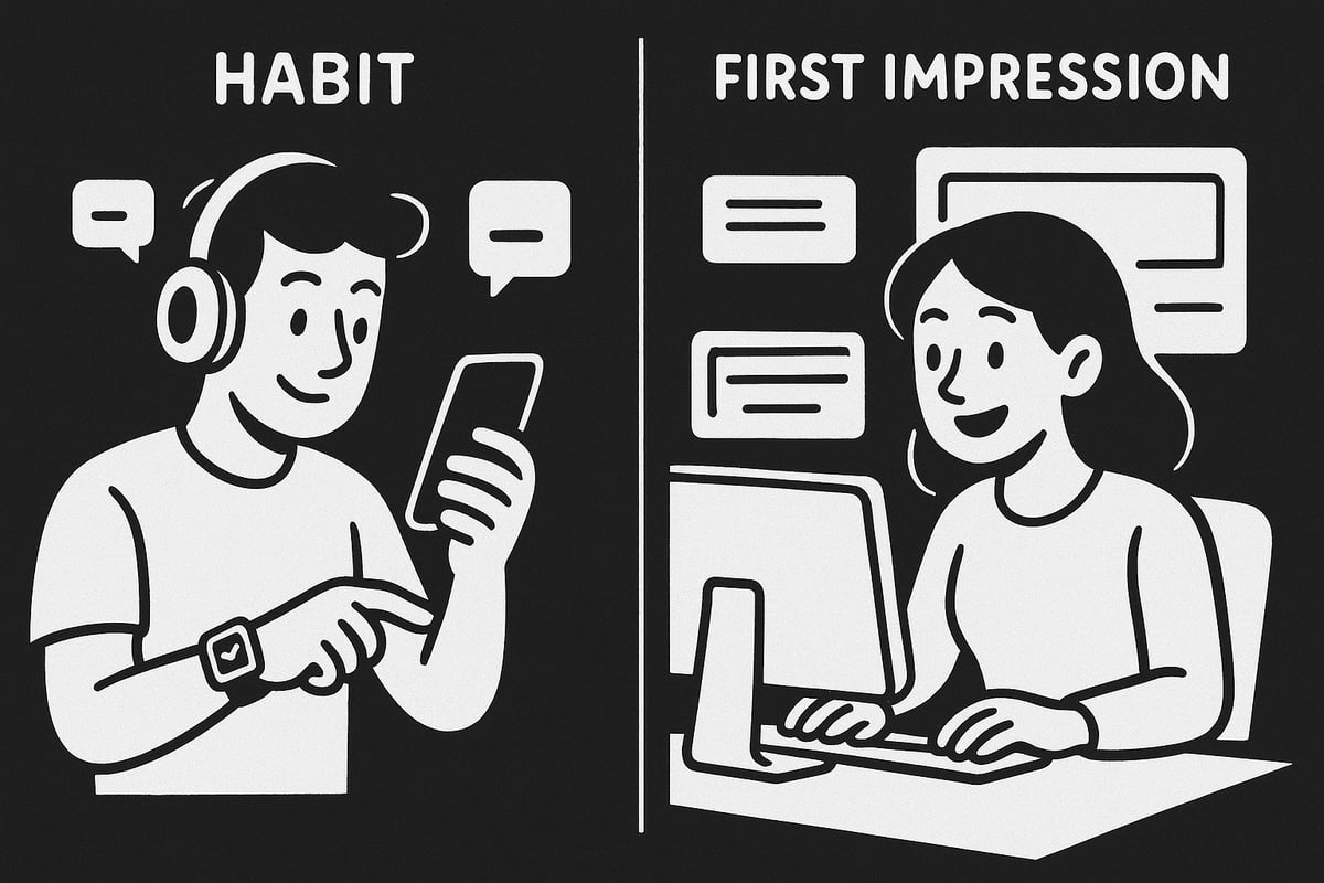 User Experience: Habit Formation vs. First Impressions