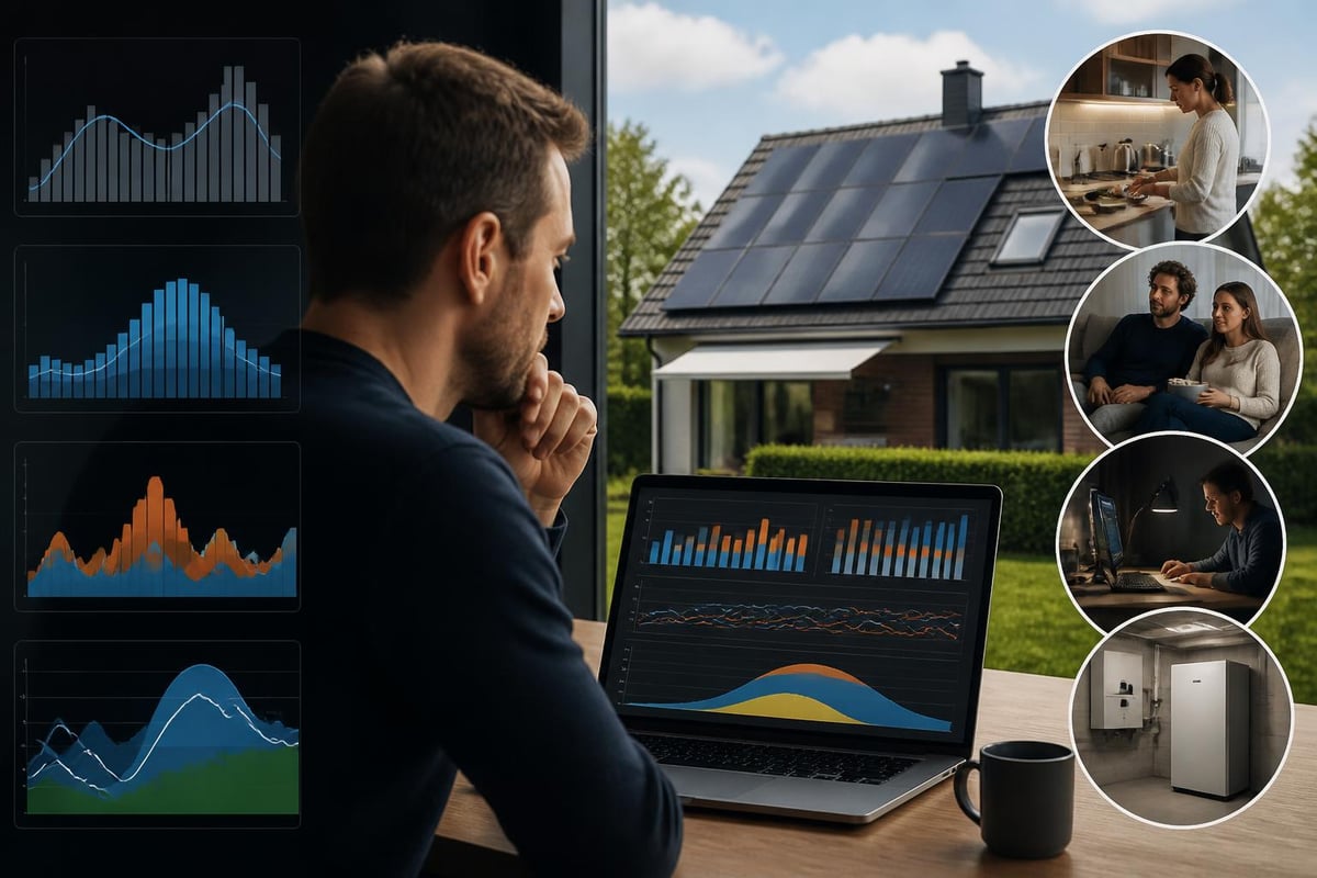 Analyse energieverbruik voor zonnepanelen