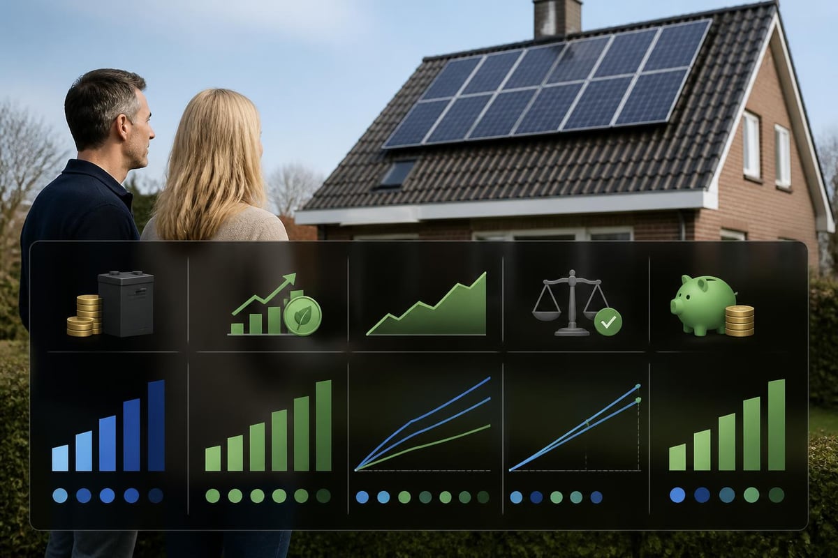 Financiële projectie zonnepanelen