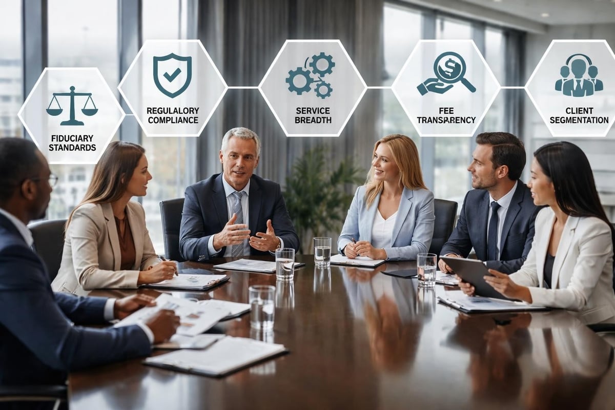 Wealth management firm evaluation criteria