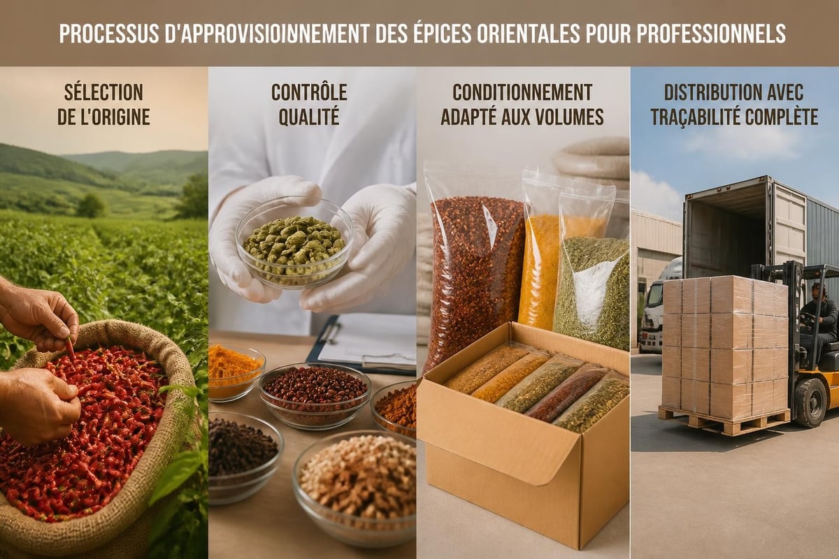 Approvisionnement professionnel en épices orientales
