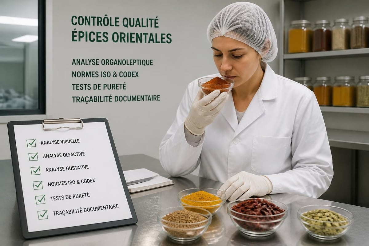 Contrôle qualité des épices orientales