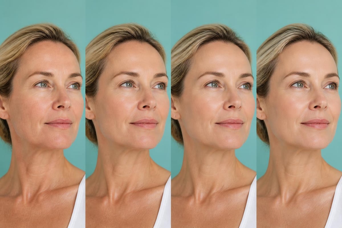 Anti-aging treatment progression
