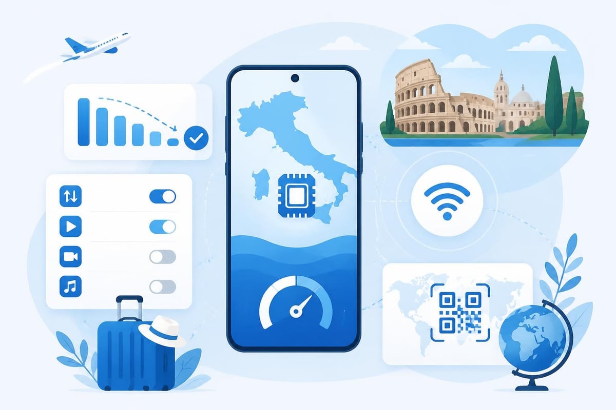Italy eSIM data management