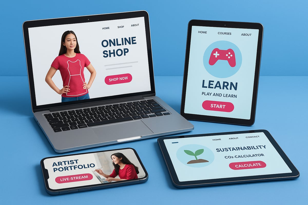 <span style="color:#3882DB"><b>Praxisbeispiele: Innovative Webseiten Ideen Im Überblick</b></span>