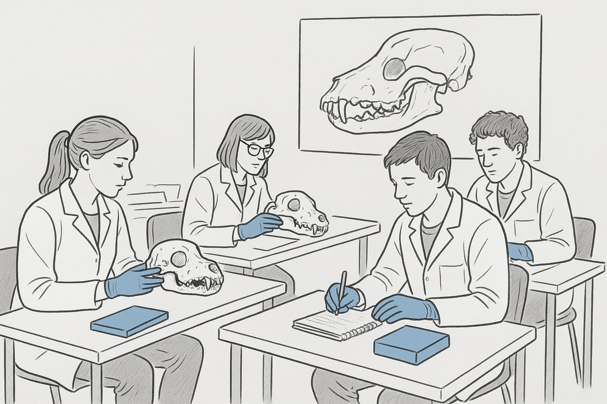 Dog Skulls in Education and Research