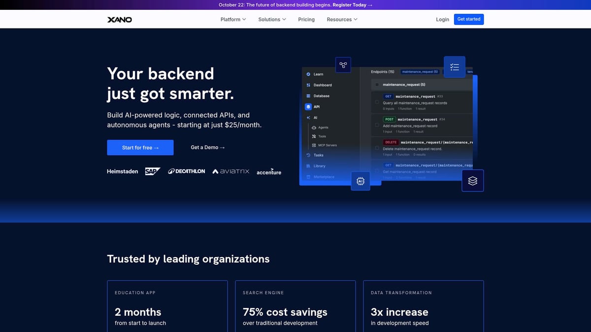 9 Game-Changing Nocode Startups to Watch in 2025 - Xano