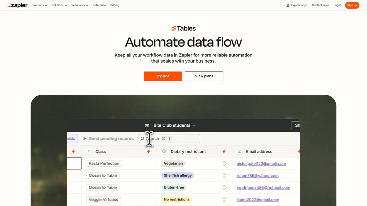 9 Game-Changing Nocode Startups to Watch in 2025 - Zapier Tables