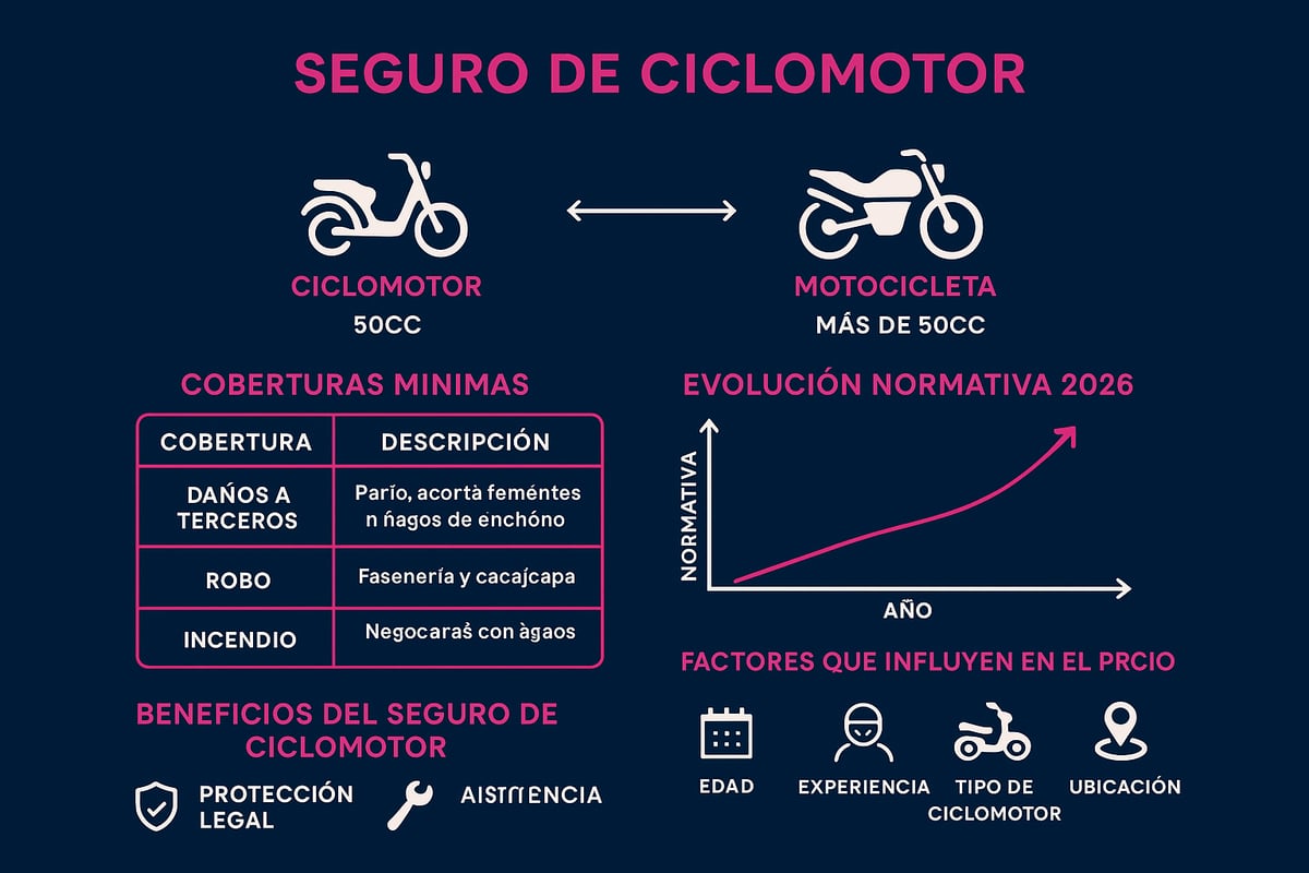 Seguros de Ciclomotores: Guía Esencial para 2026 1 ¿Qué es un seguro de ciclomotor y por qué es obligatorio en 2026?