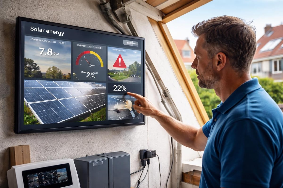 Monitoring dashboard voor zonnepanelen