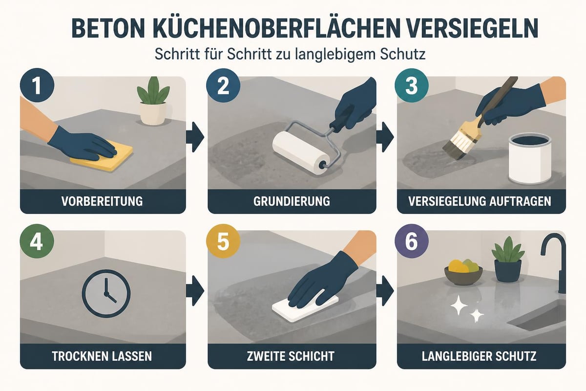 Versiegelung von Betonoberflächen