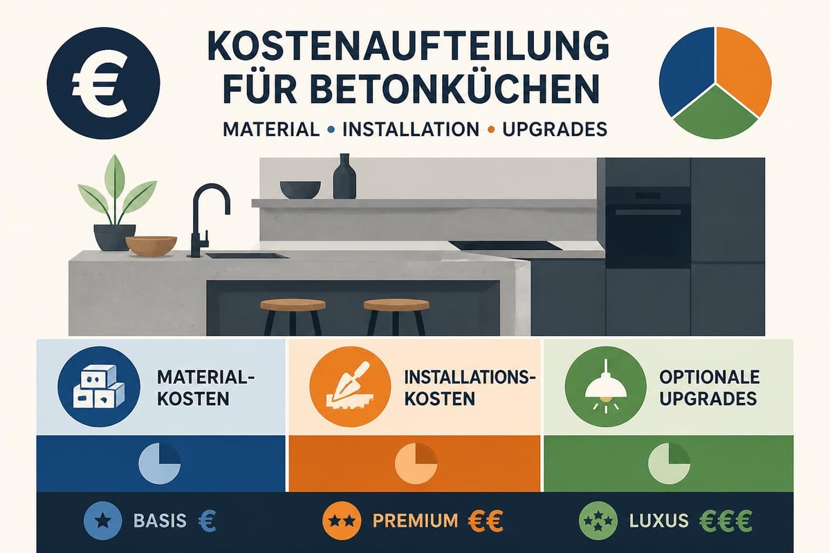 Budgetplanung für Betonküchen