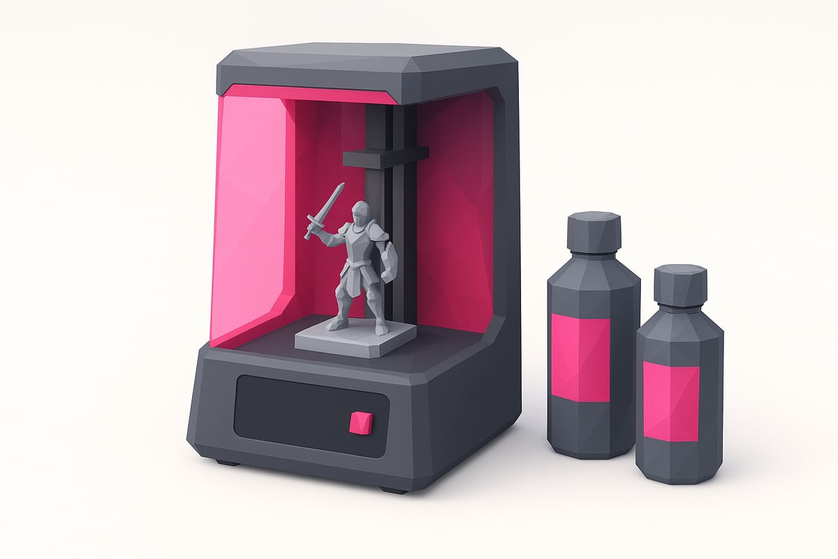 ¿Cómo funciona la impresión 3D con resina (SLA, DLP, LCD)?