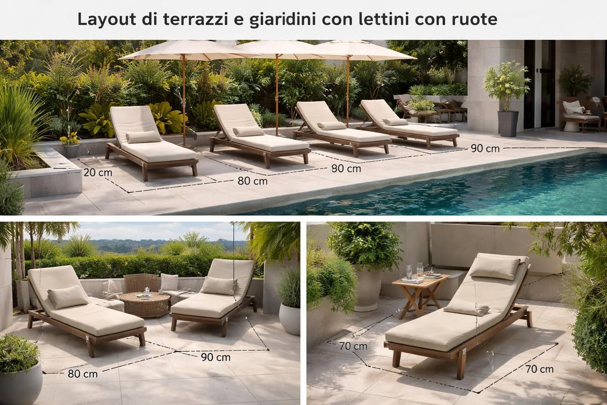 Configurazioni spazio lettini
