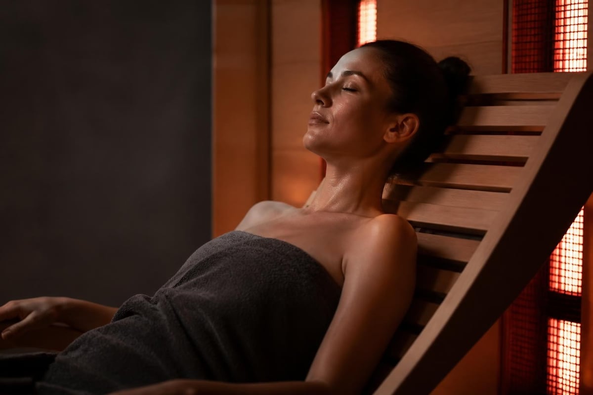 Nervous system transition during sauna use
