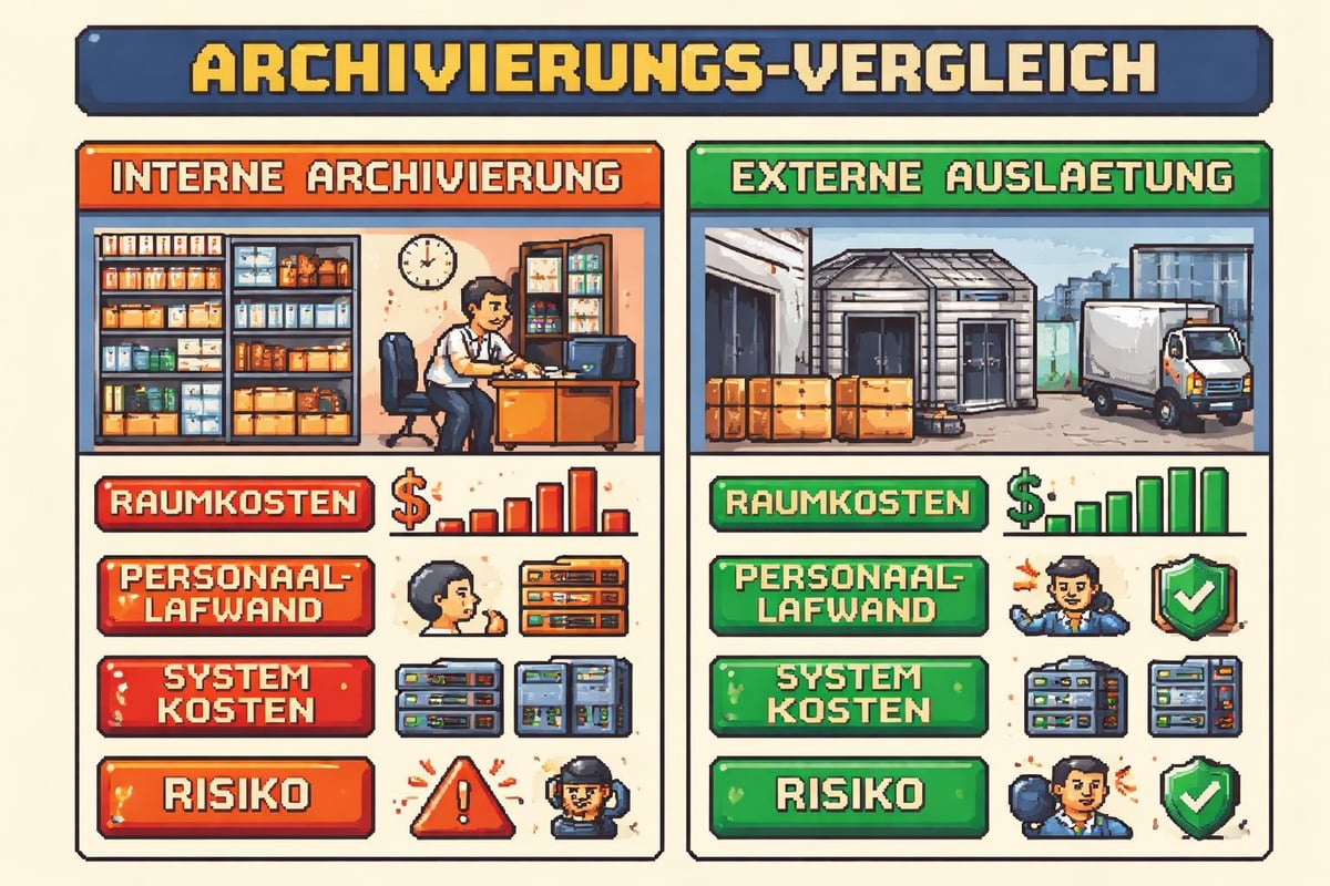 Kostenvergleich Archivierung