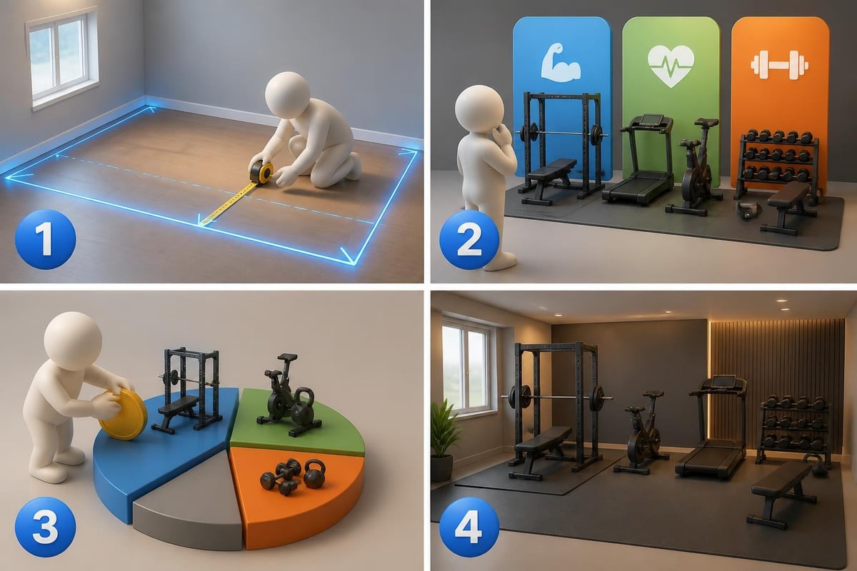 Home gym setup workflow