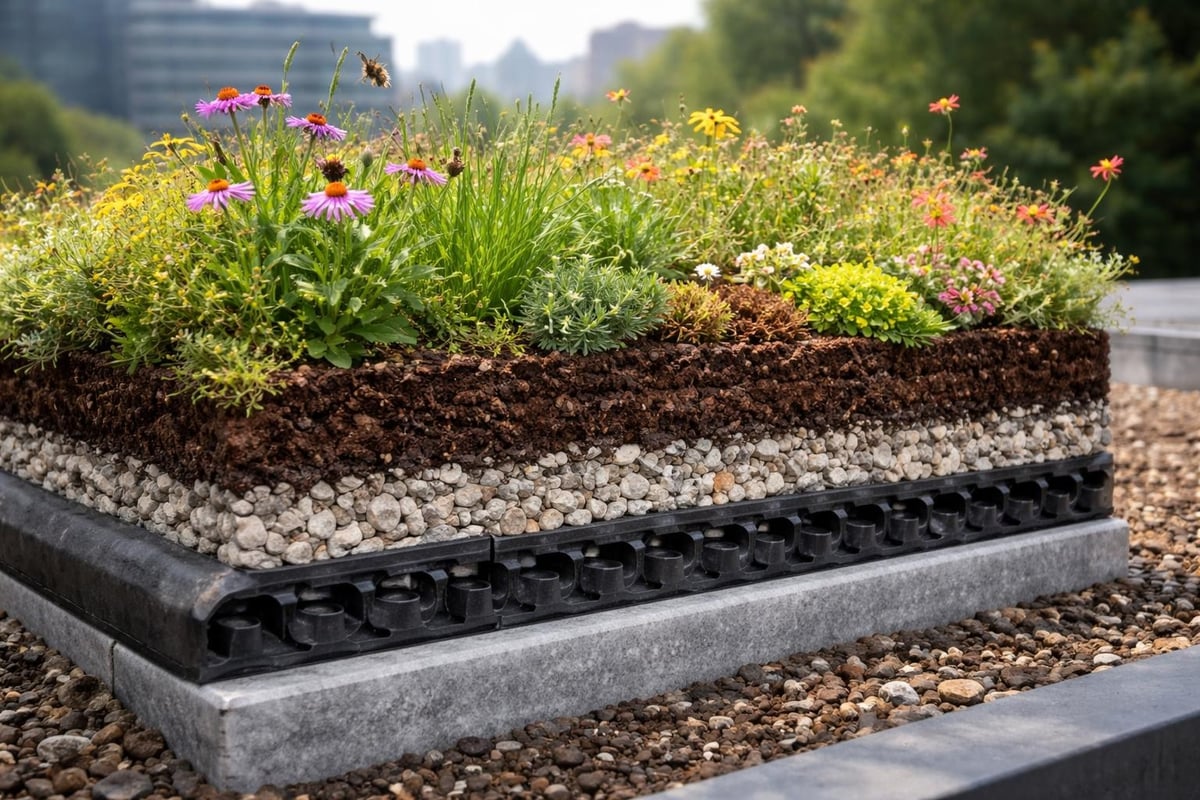 Green roof ecosystem benefits